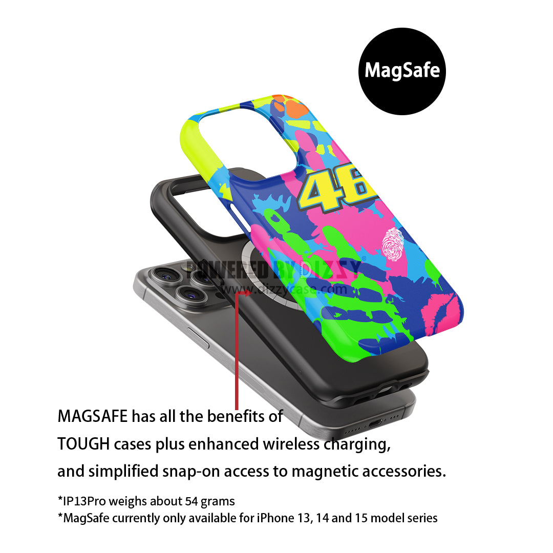 Valentino Rossi’s Misano Special Helmet Livery 2014 Phone Case – Apple Models