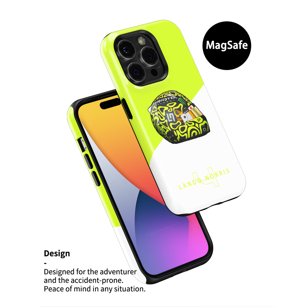 Lewis Hamilton 2023 diseño de casco librea mate Fundas para teléfono