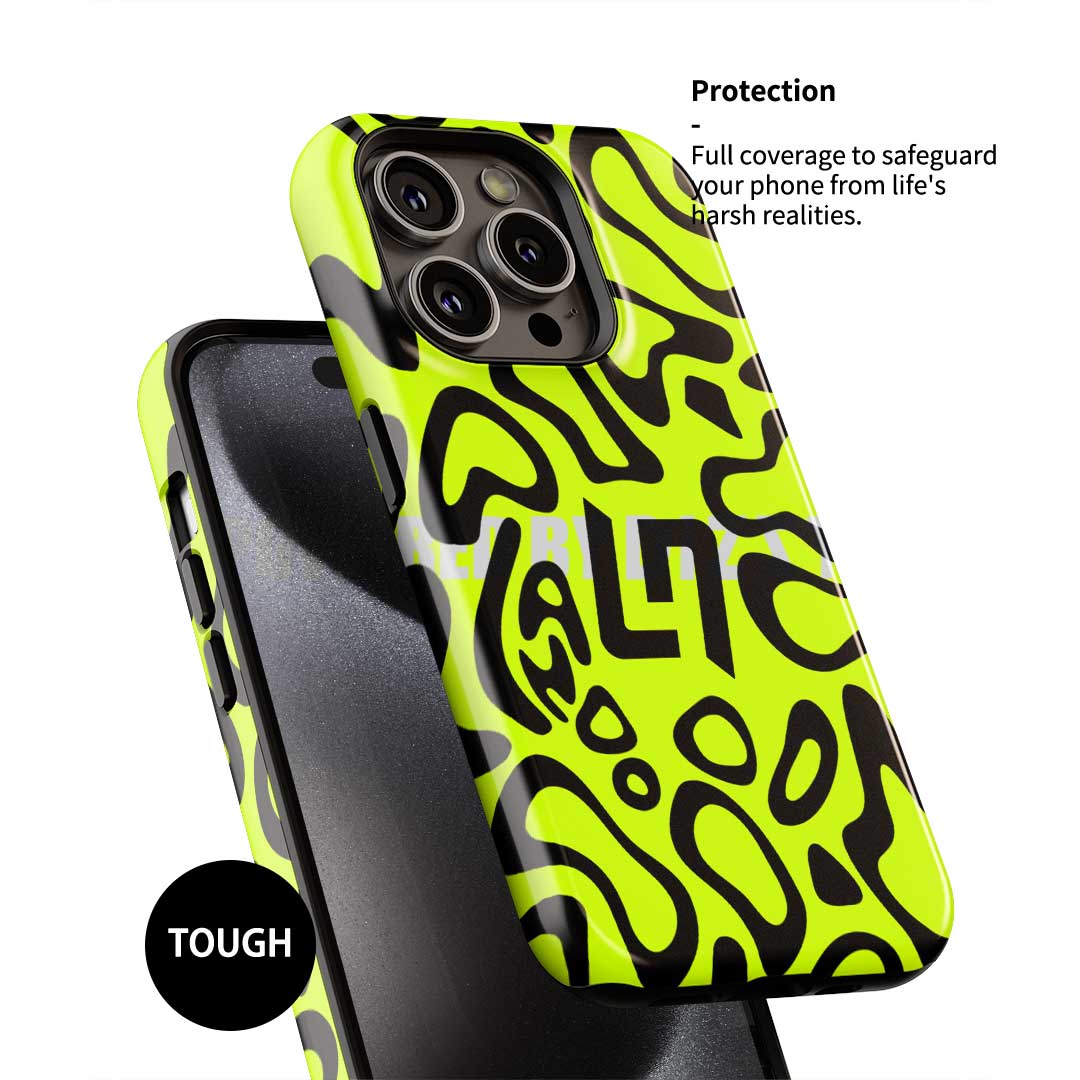 Funda para teléfono Tadej Pogacar 2024 Dual Triumph en jersey amarillo y rosa de DIZZY