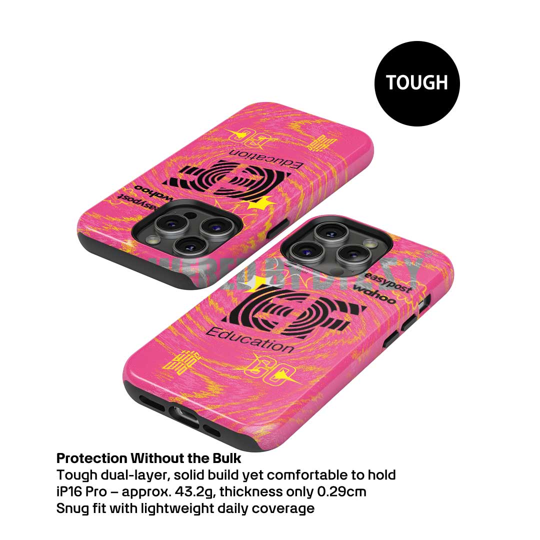 Funda para teléfono Tadej Pogacar 2024 Dual Triumph en jersey amarillo y rosa de DIZZY