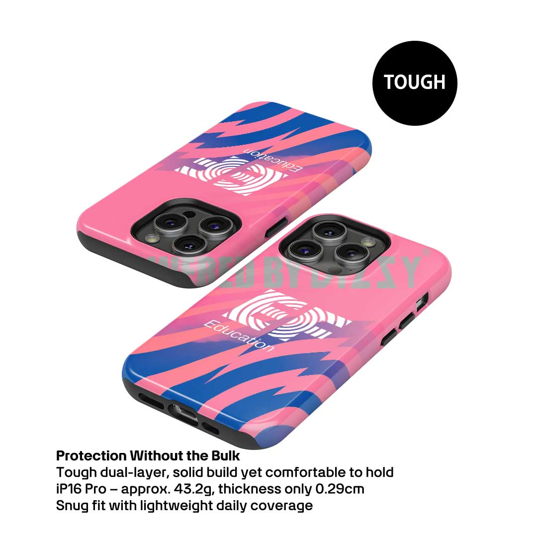 Coque de téléphone Tadej Pogacar 2024 Dual Triumph jaune et rose en jersey par DIZZY