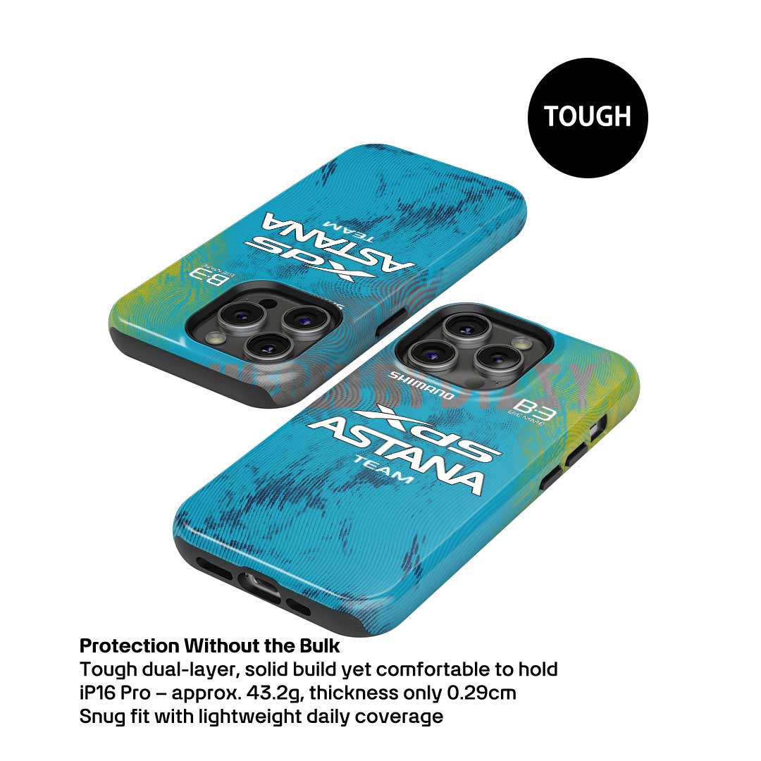 Coque de téléphone Tadej Pogacar 2024 Dual Triumph jaune et rose en jersey par DIZZY