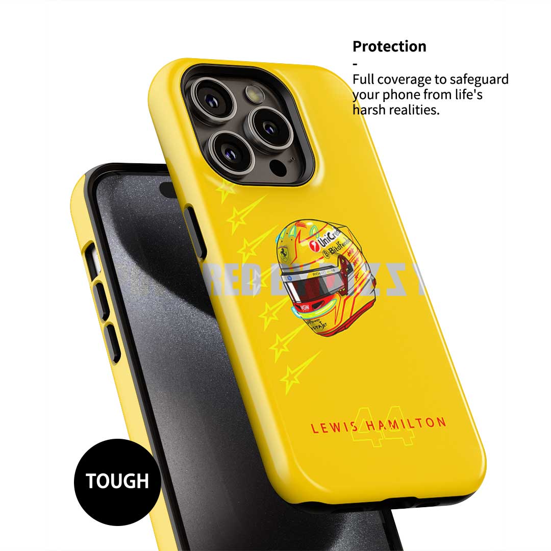 Funda para teléfono Tadej Pogacar 2024 Dual Triumph en jersey amarillo y rosa de DIZZY