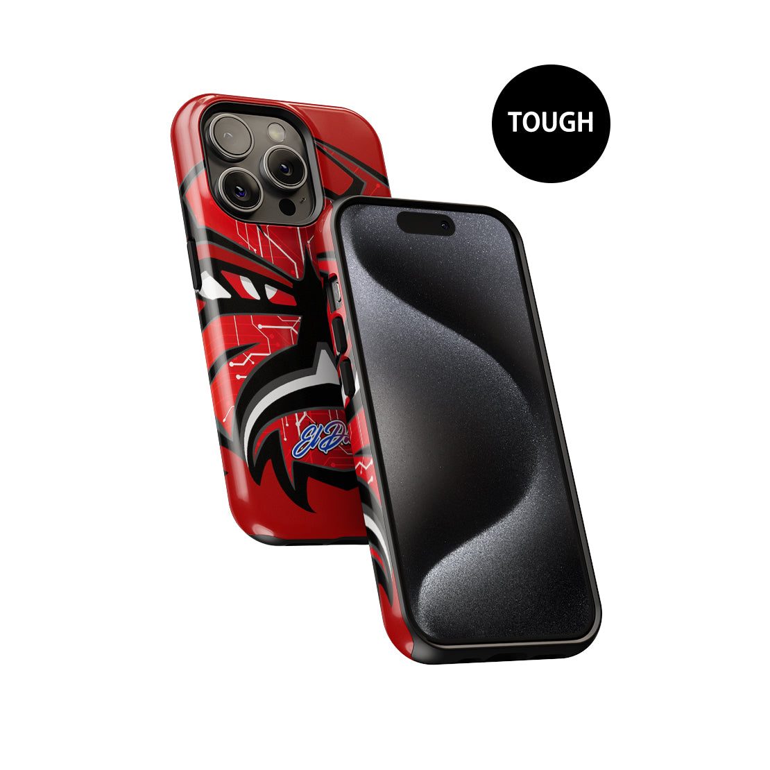 Ride with the Demon Spirit: Fabio Quartararo Helmet Phone Case
