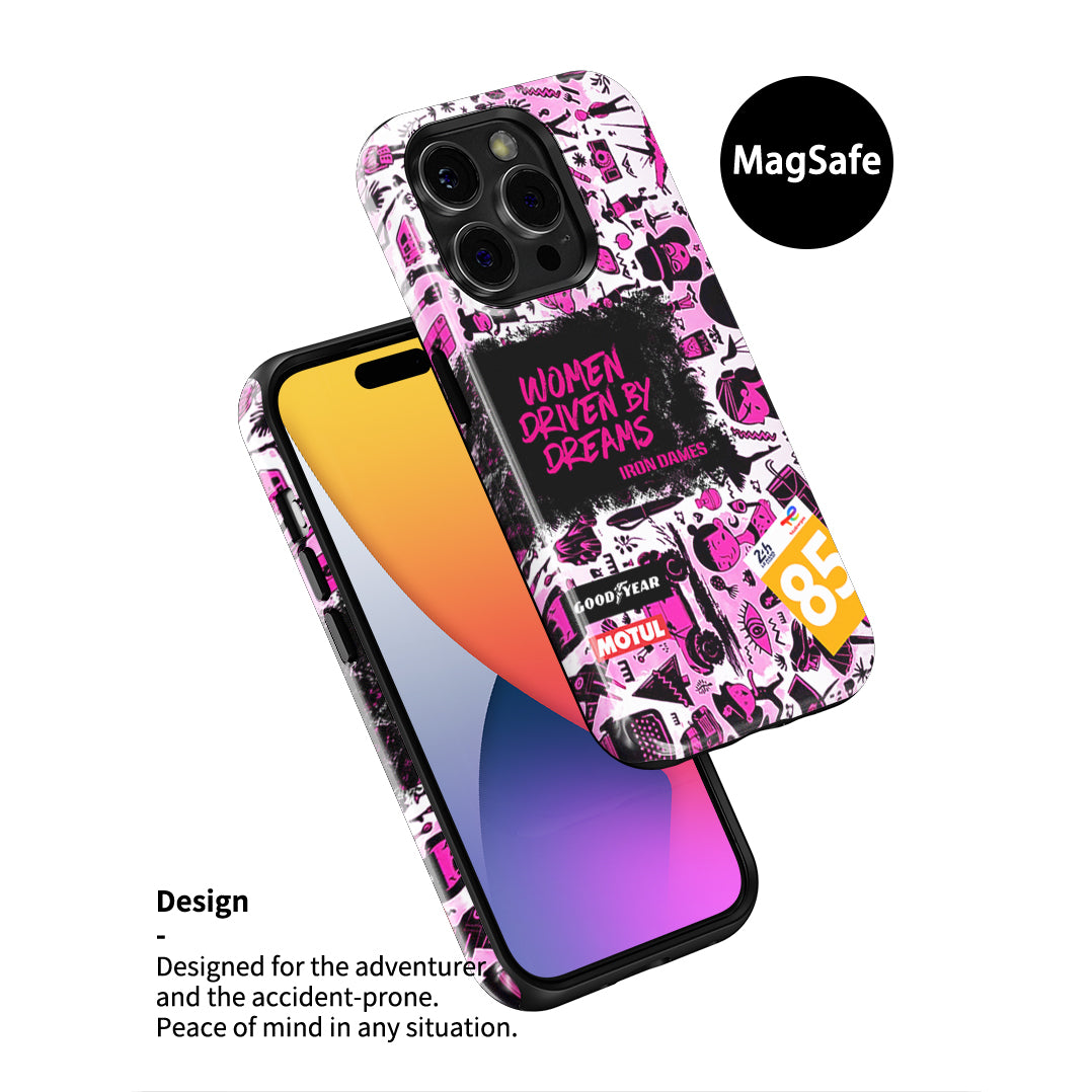 Iron Dames #85 Le Mans iPhone Case – Celebrating Diversity & Dreams