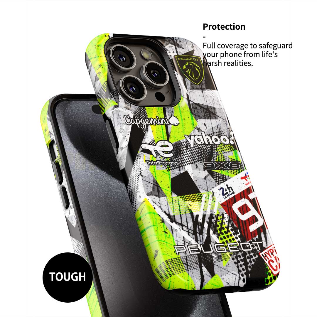 Peugeot 9X8 Hypercar Phone Case – #93 Track Edition for Google, Xiaomi, OnePlus & Huawei