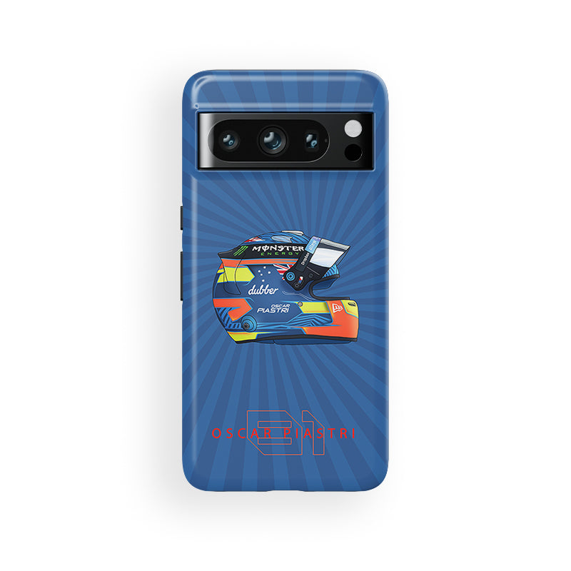 Oscar Piastri McLaren F1 2024 Helmet Case – Available for Google, OnePlus, Xiaomi | DIZZY CASE
