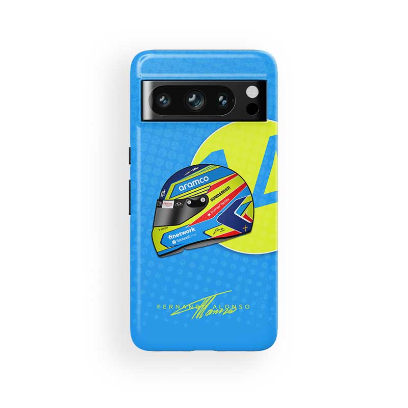 Universal Fit Racing Spirit: Alonso 2023 Helmet Phone Case | DIZZY CASE