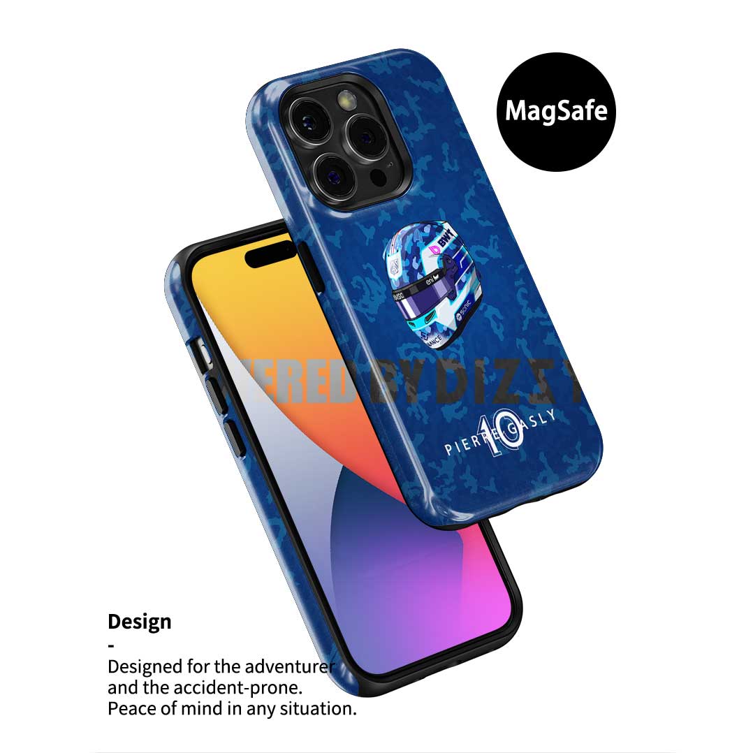 Pierre Gasly 2025 Helmet Phone Case – French Heritage F1 Design for Samsung Galaxy