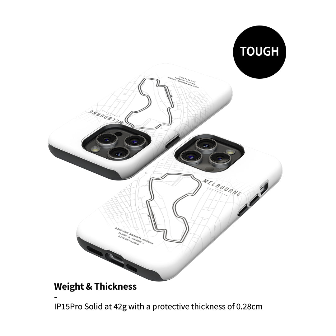 Melbourne Grand Prix Samsung Case – Iconic Track Map for F1 Fans