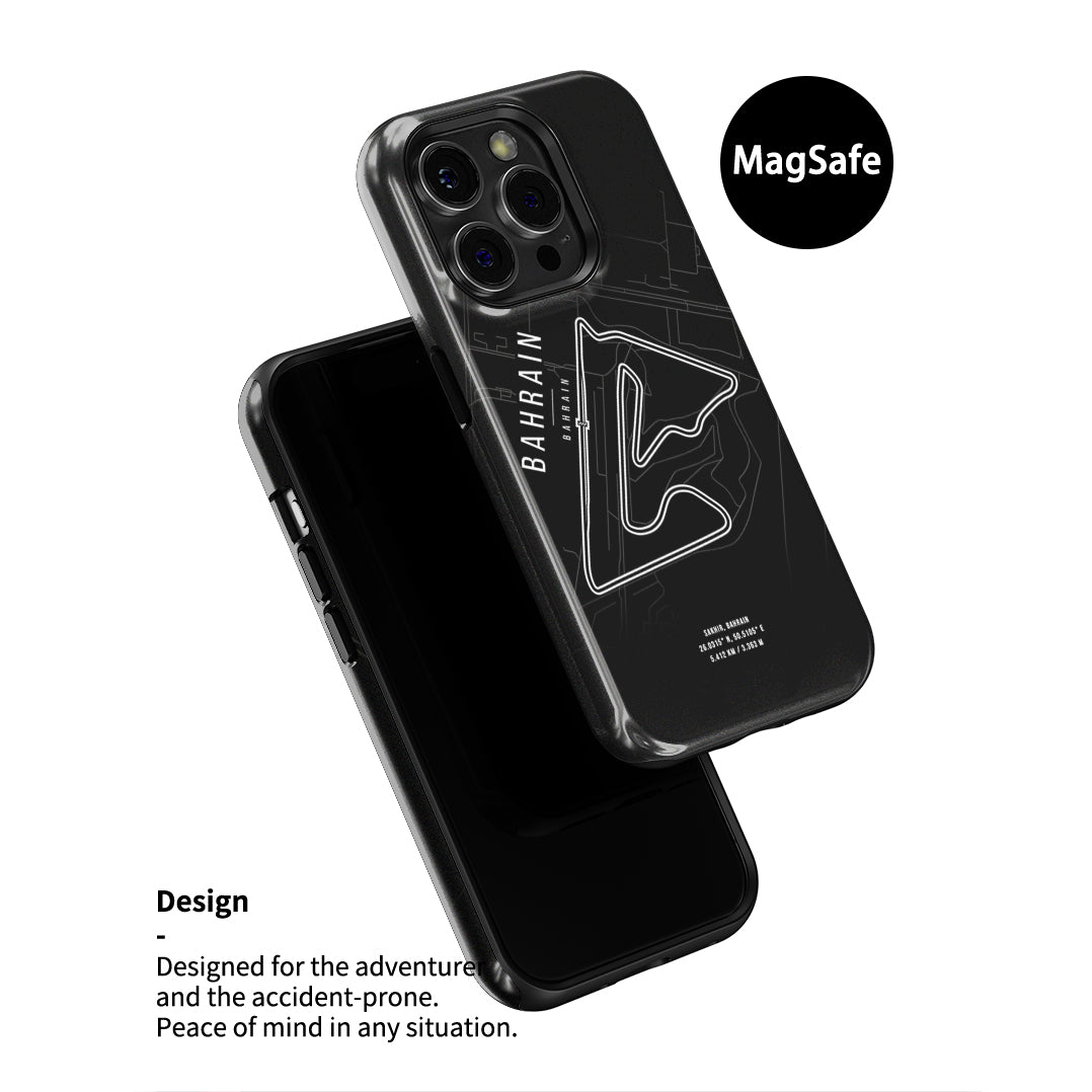 iPhone Case Featuring Bahrain Grand Prix Circuit Design