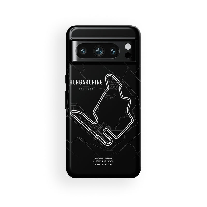 Hungaroring F1 Track Map Grand Prix - Google Phone Case | DIZZY CASE