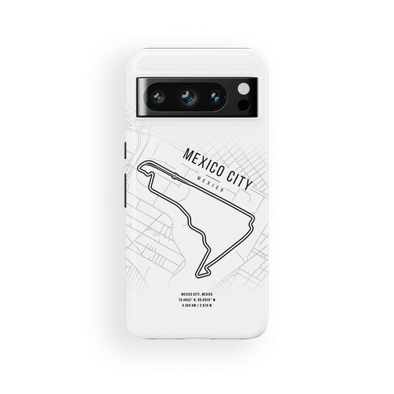 F1 Mexico City Google Pixel Case – Iconic Track Map for Racing Fans | DIZZY CASE