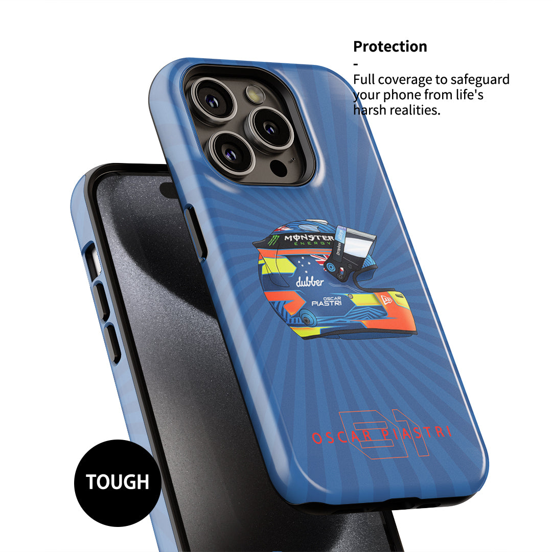 McLaren F1 Oscar Piastri 2024 Helmet Phone Case for Samsung