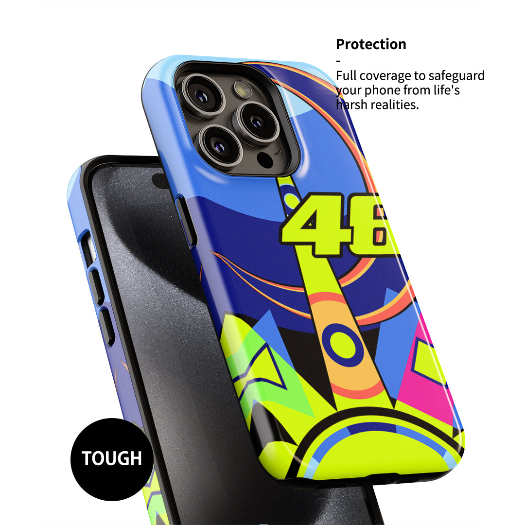 Valentino Rossi Sun And Moon 2016 Helmet Livery Phone Case - Samsung Models