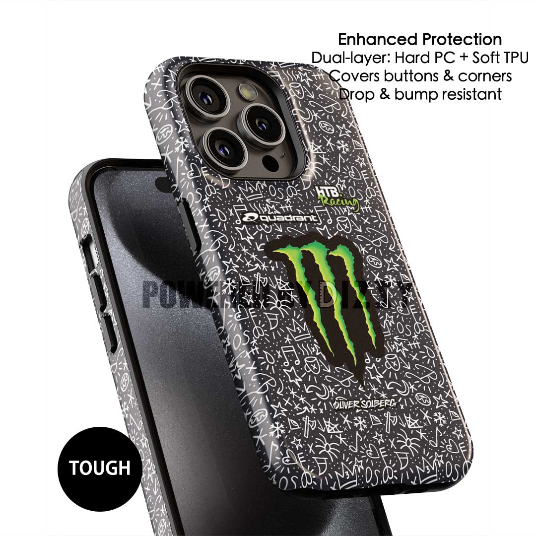 Oliver Solberg 2025 Estonia Win Phone Case – Doodle Livery Design (Pixel, OnePlus, Xiaomi, Huawei)