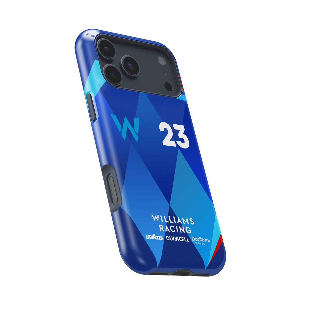 Alex Albon FW44 Livery – Williams Racing 2022 Formula 1 racing iPhone case view 8