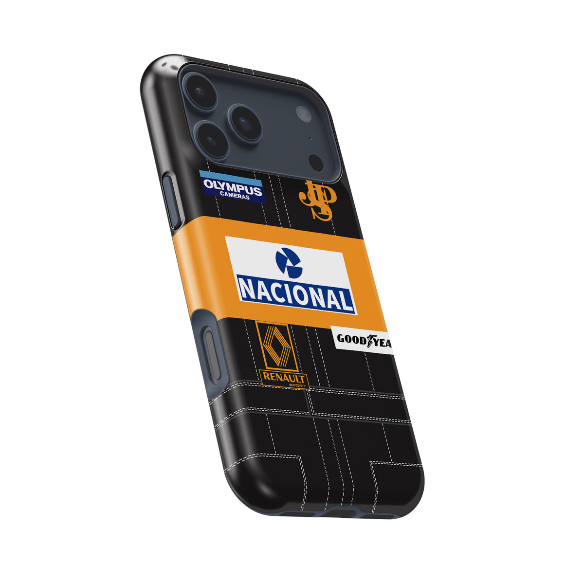 Ayrton Senna 1985 Lotus Racing Overall Formula 1 racing iPhone case view 8