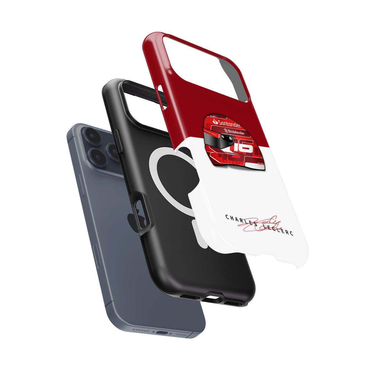 Charles Leclerc 2024 Grand Prix Helmet - Other Models Phone Case