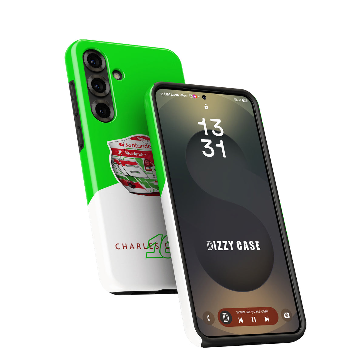 Charles Leclerc 2024 Italian Grand Prix Helmet Phone Case – Ferrari Edition - Samsung Models