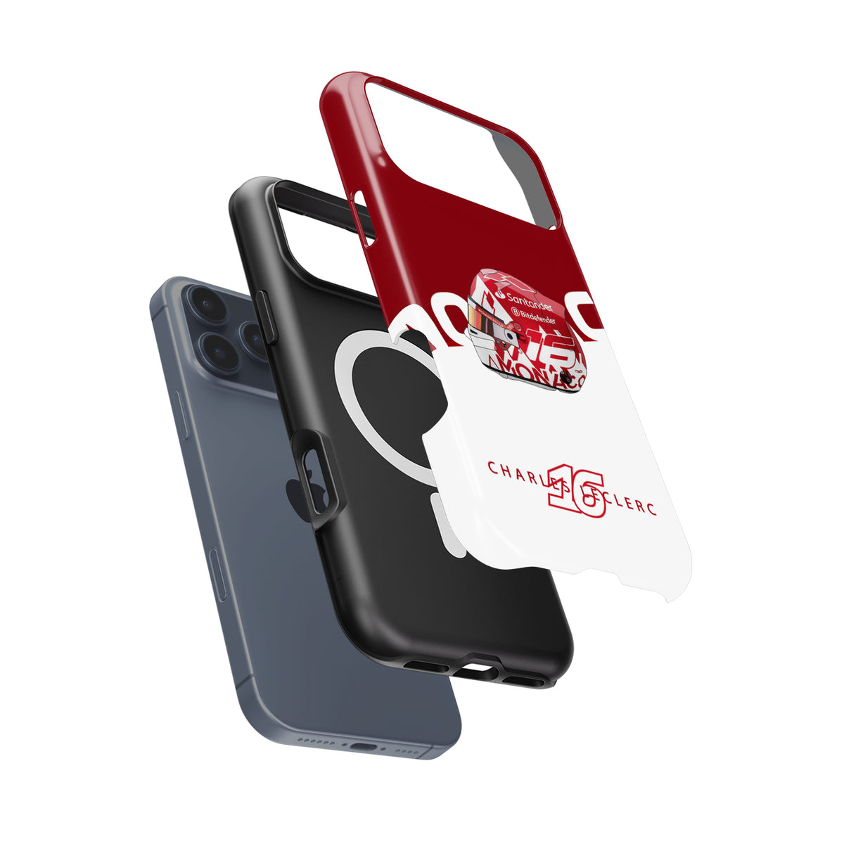 Charles Leclerc 2024 Monaco Helmet Phone Case – Ferrari Edition