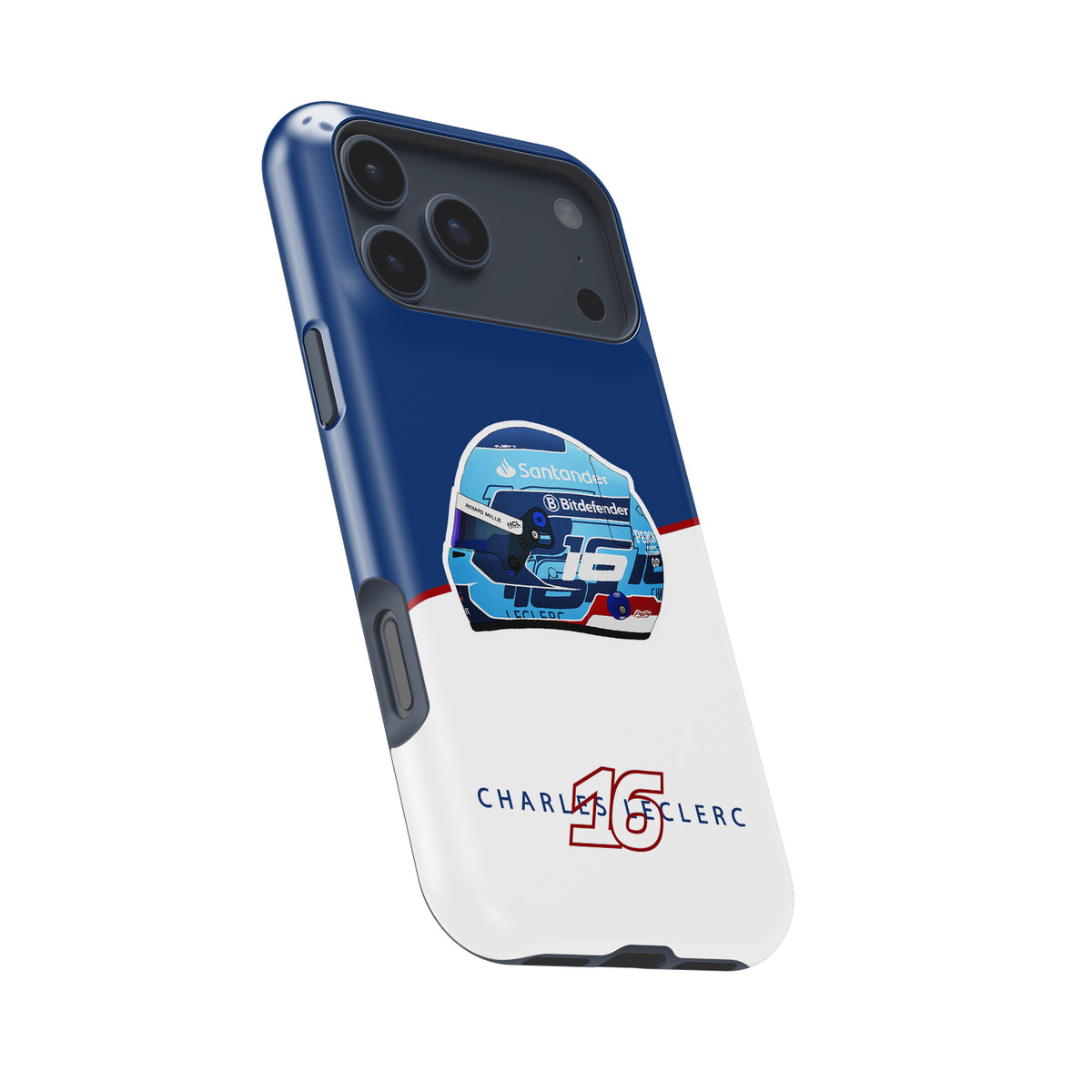 Charles Leclerc Miami Grand Prix 2024 Helmet iPhone Case