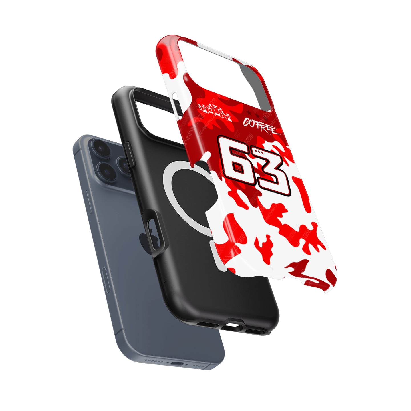 Coque de téléphone Tadej Pogacar 2024 Dual Triumph jaune et rose en jersey par DIZZY