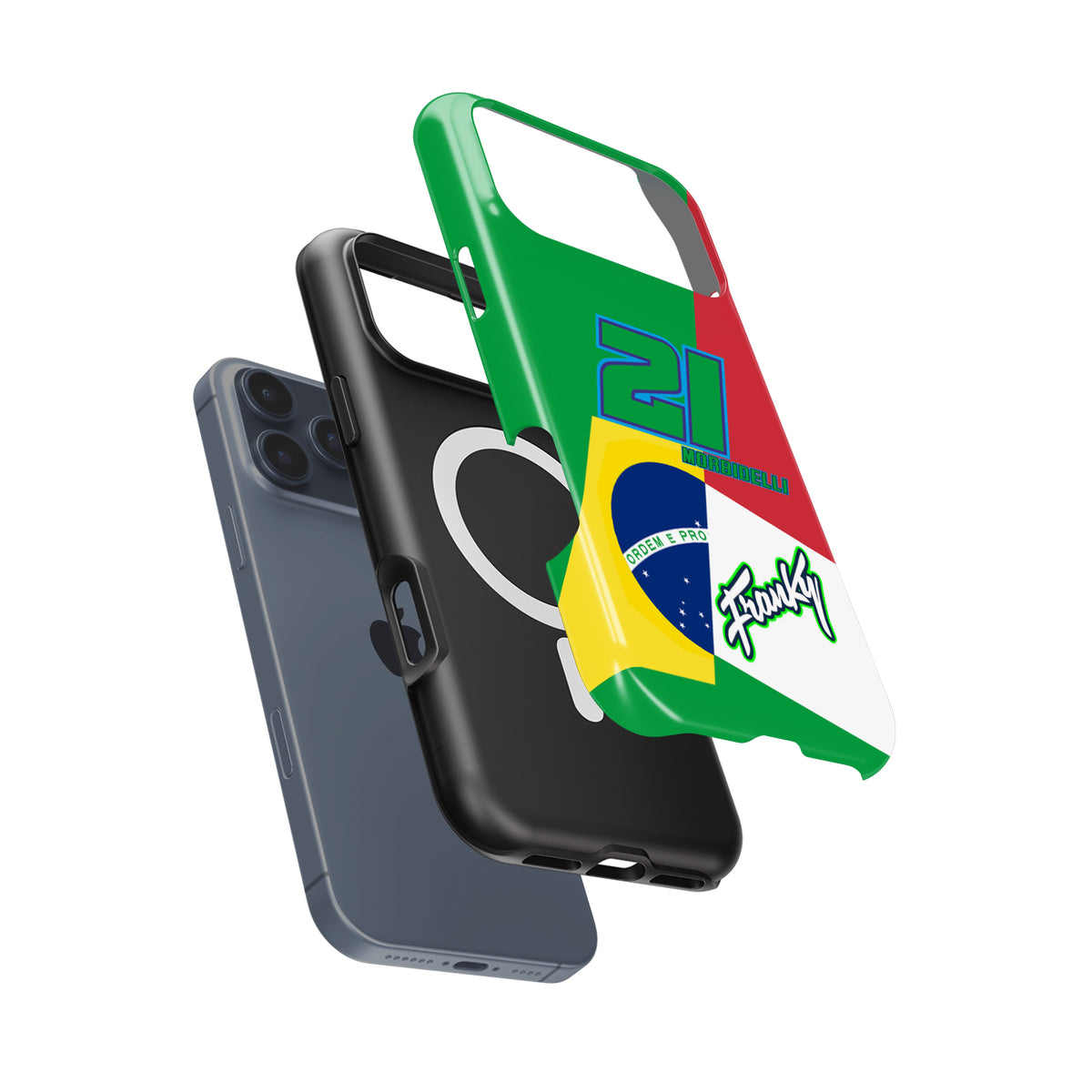 Show Off Your Racing Pride with the Franco Morbidelli 21 Livery Phone Case