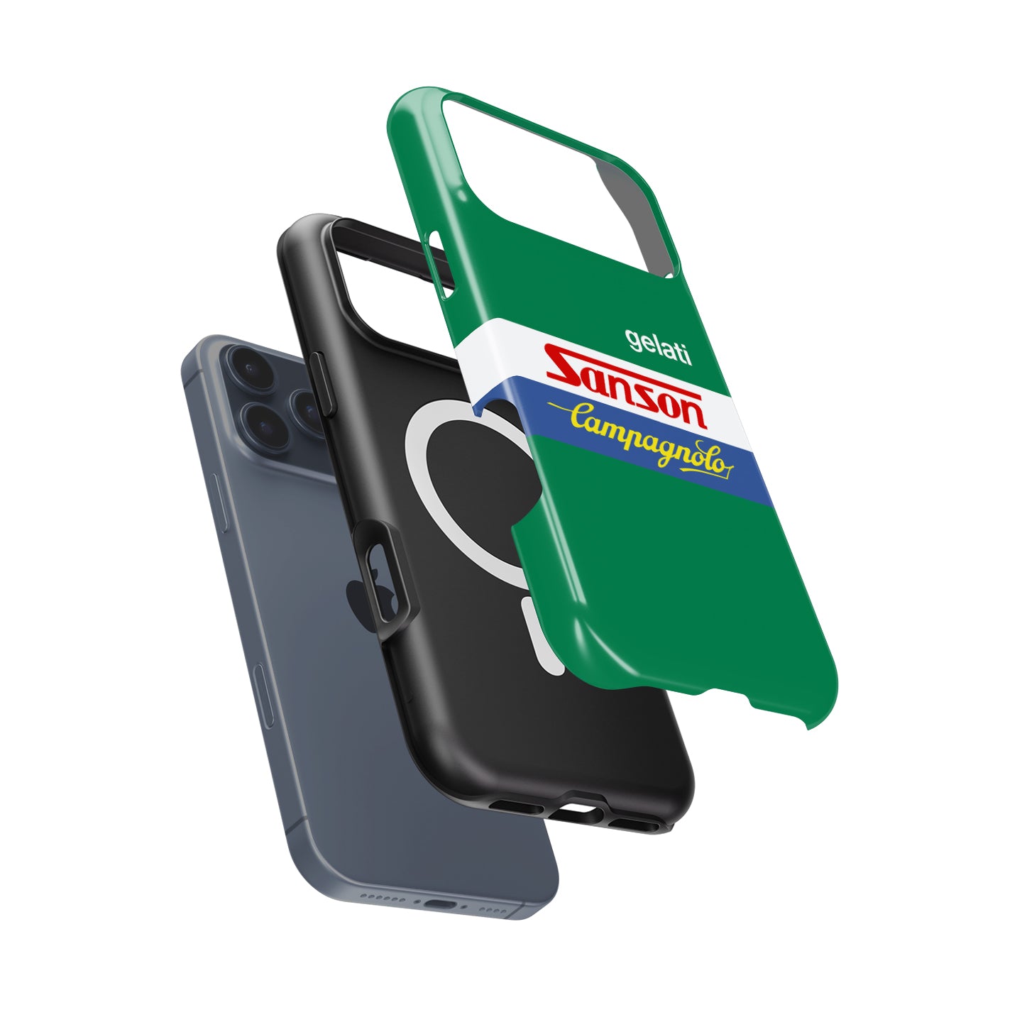 Gelati Sanson Campagnolo Phone Case: Vintage Cycling Style