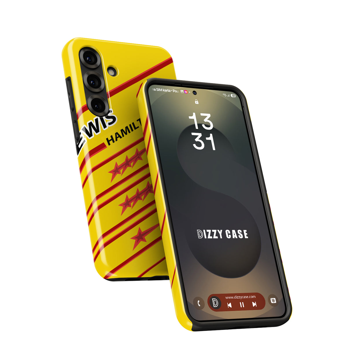 Lewis Hamilton 2025 Ferrari Helmet Phone Case – LH44 First Season Edition (Samsung Galaxy)