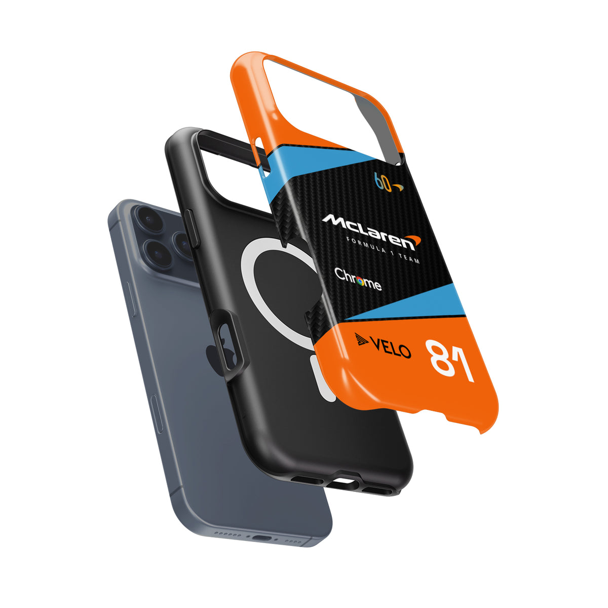 McLaren F1 Legacy Case – Oscar Piastri Livery for Google, Xiaomi, OnePlus, Huawei