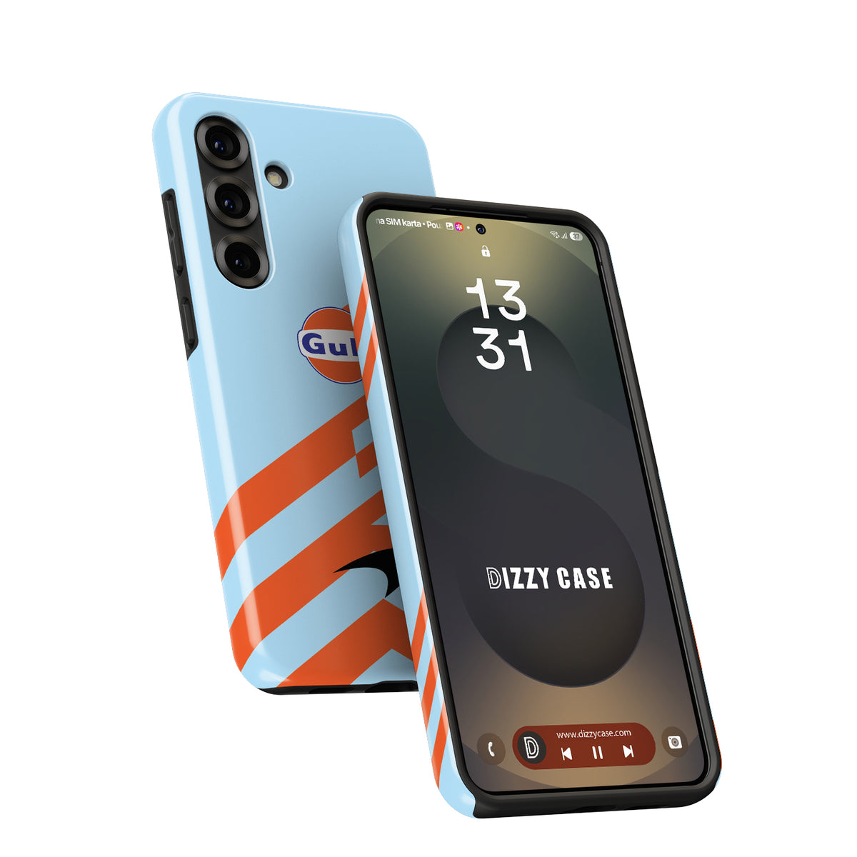 McLaren MCL35M Gulf Monaco GP Livery - Samsung Phone Case
