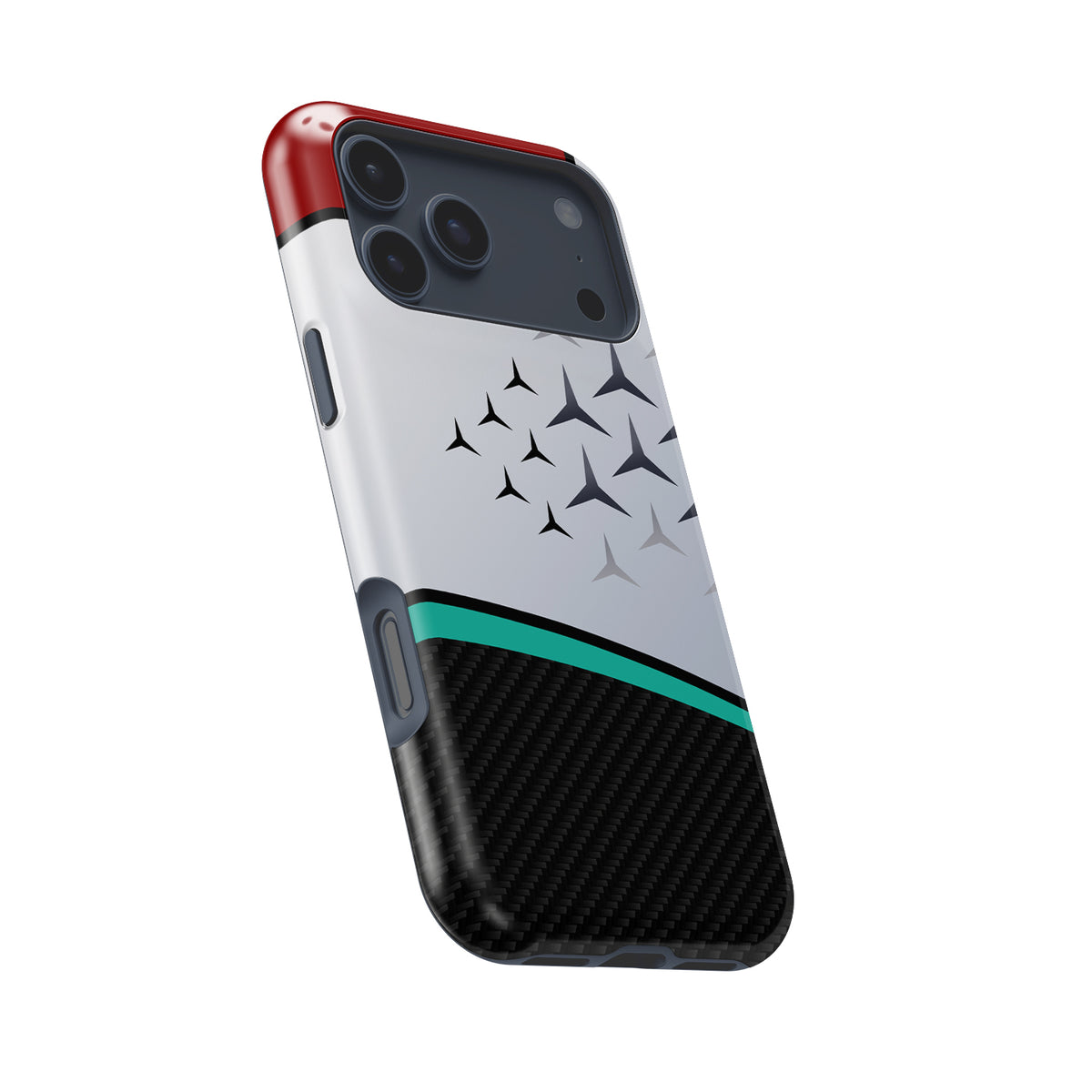 Mercedes 2022 W13 Livery Formula 1 racing iPhone case view 8