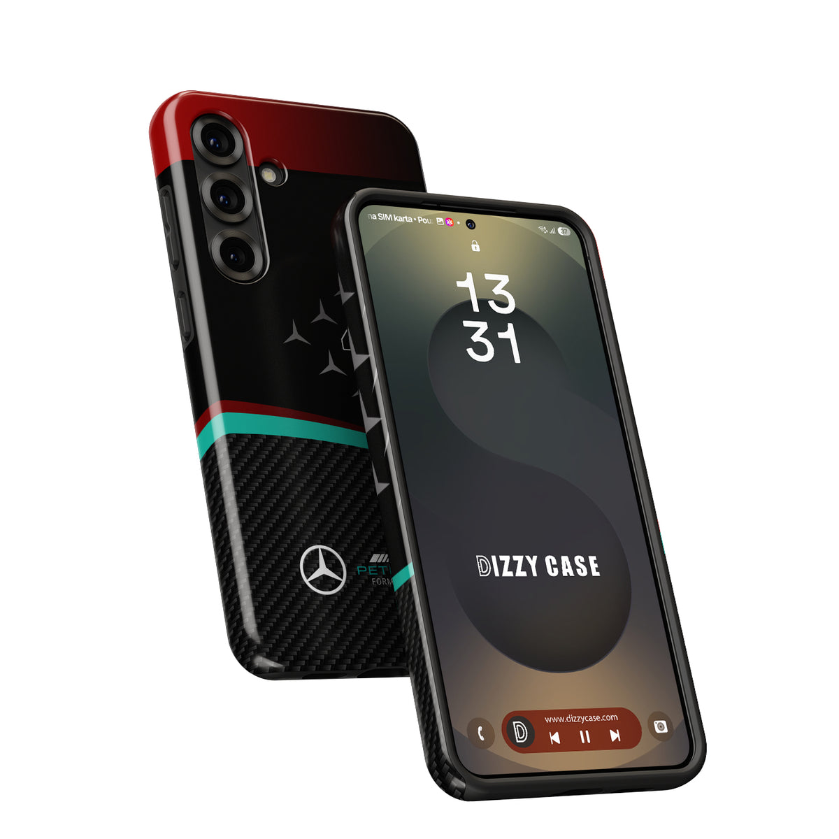 Lewis Hamilton W15 Samsung Case - Mercedes F1 Legacy Design