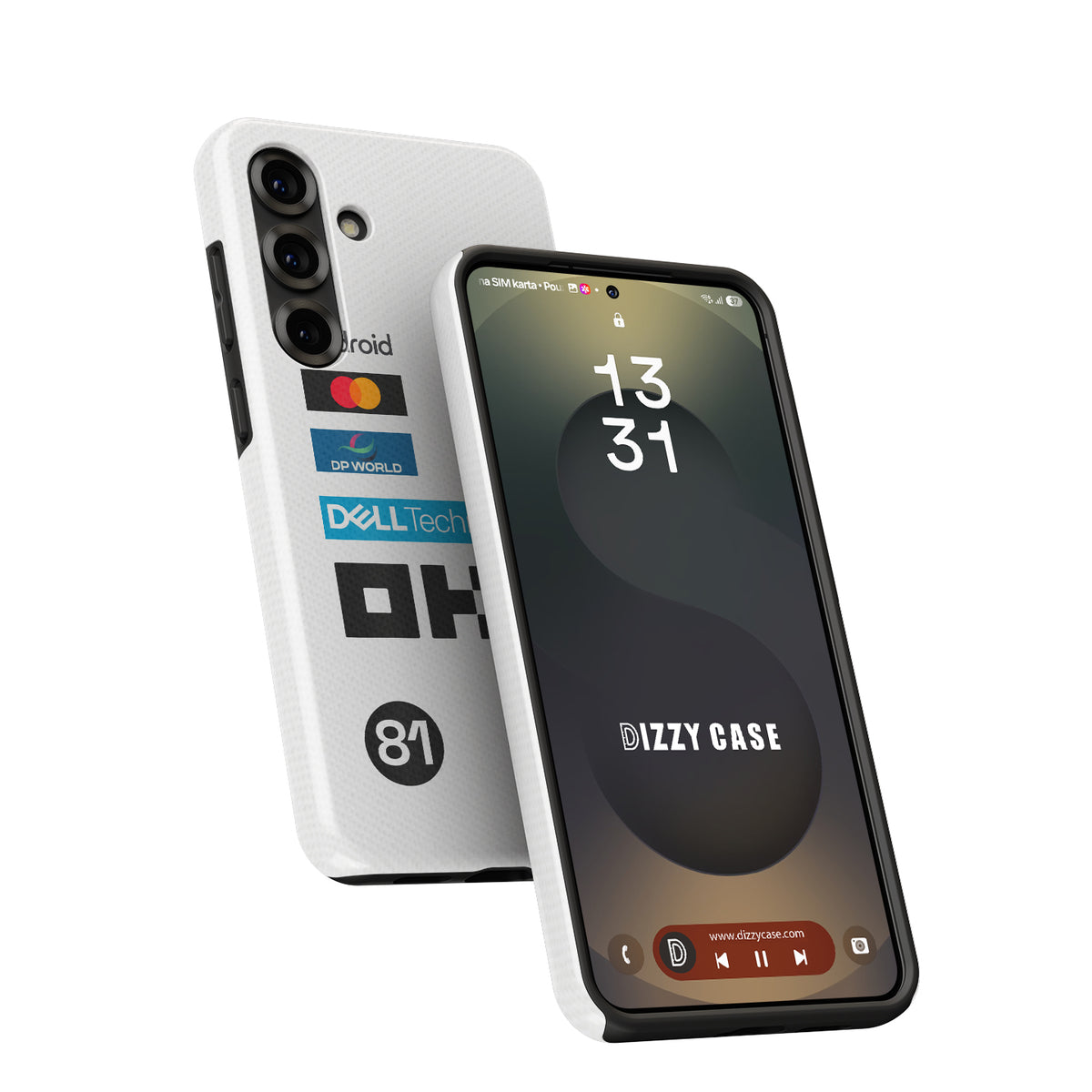 Oscar Piastri 2025 Monaco GP Phone Case – McLaren White Race Suit Edition (For Samsung)