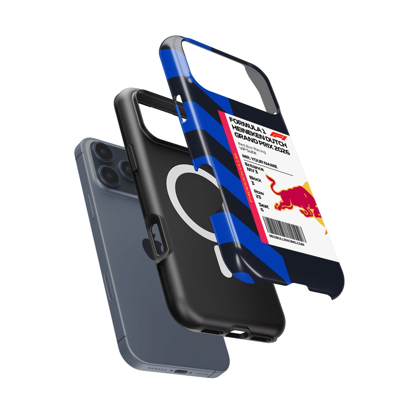 Custom Red Bull VIP Ticket Case - Pixel, Huawei, OnePlus