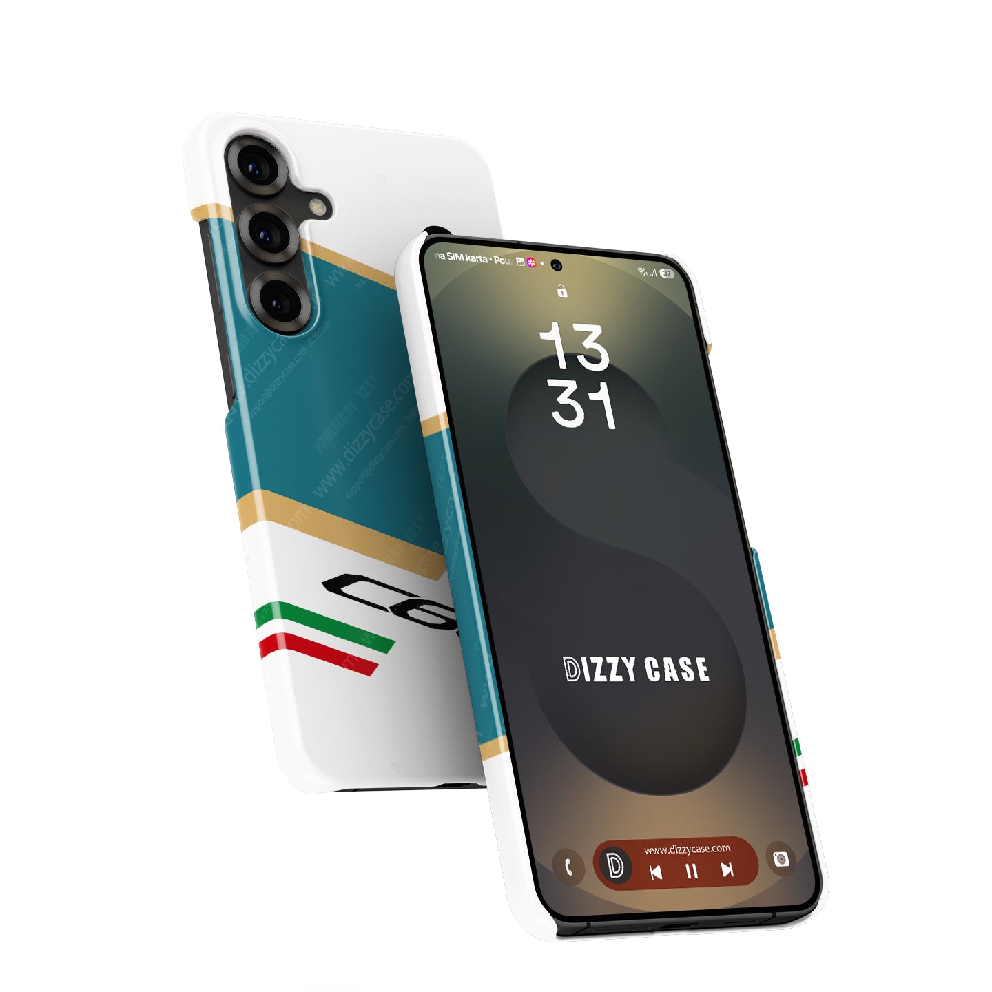 Coque de téléphone Tadej Pogacar 2024 Giro d'Italia en maillot rose par DIZZY