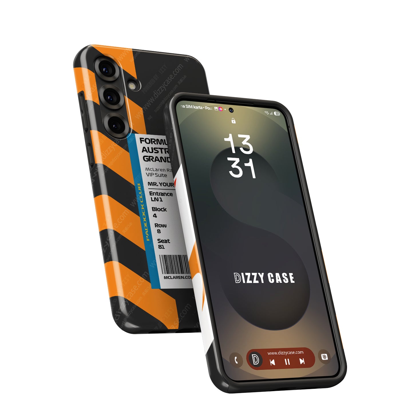 McLaren 2026 Australia VIP Custom Name Samsung Case