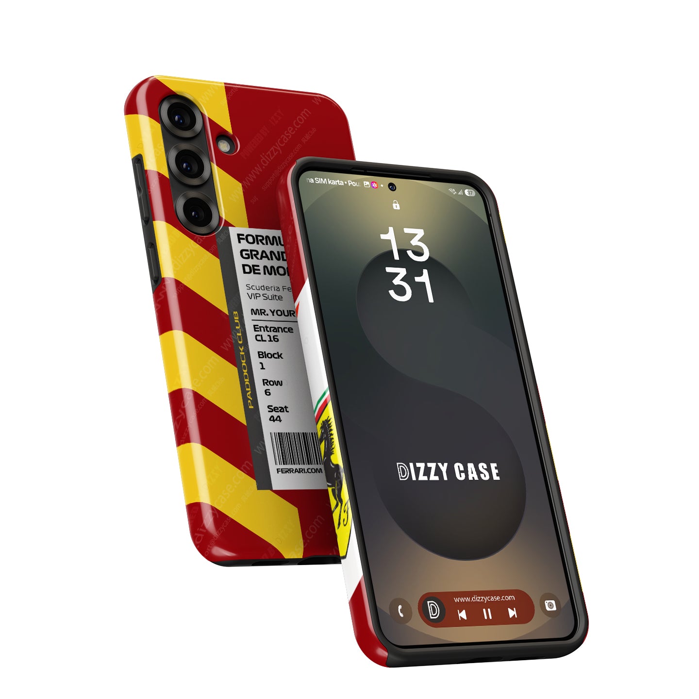 Custom Ferrari VIP Pass Samsung Galaxy Case