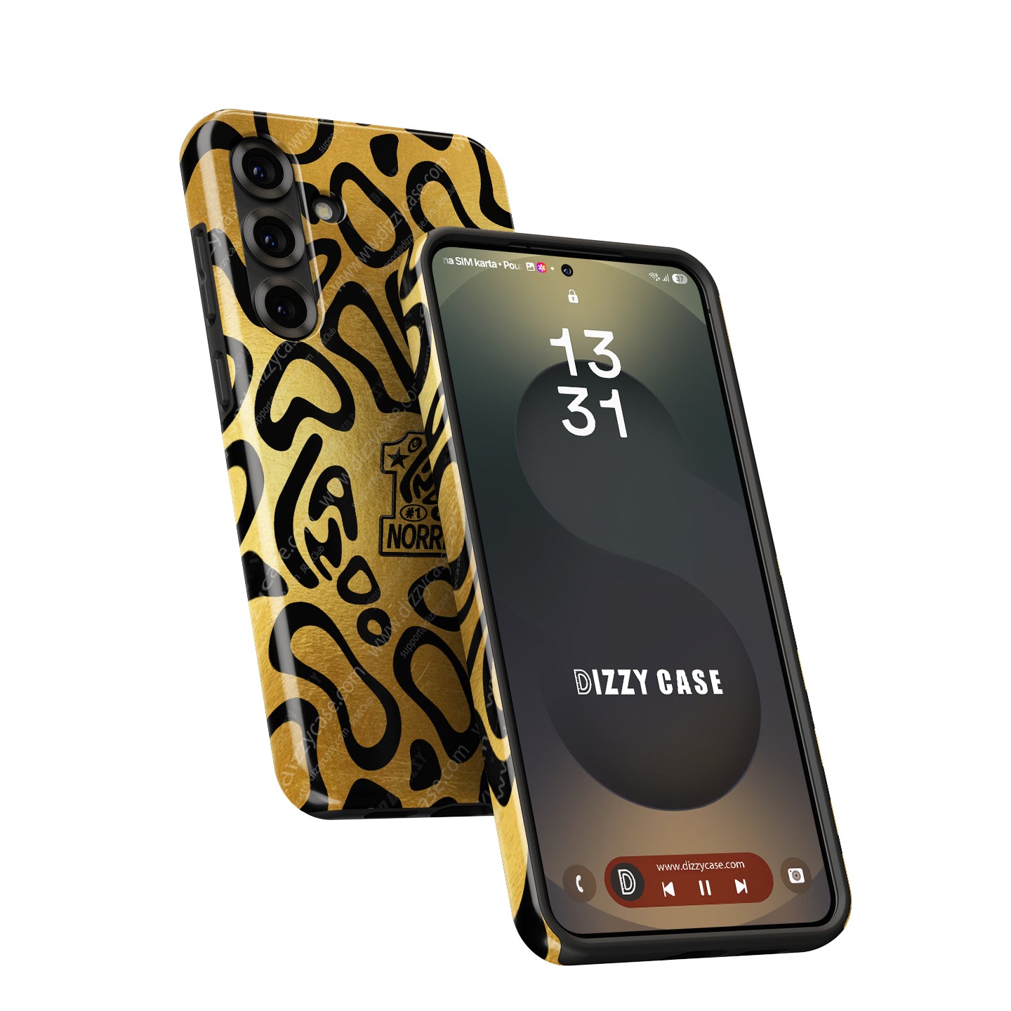 Lando Norris LN1 Black Gold Livery - Samsung Galaxy Case