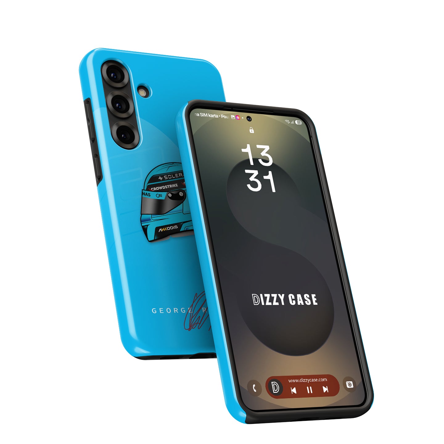 George Russell 2024 Helmet Design for Samsung Case | DIZZY CASE