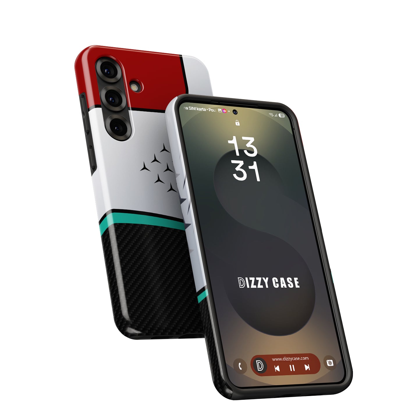 Mercedes W13 Livery Samsung Case - Snap & Tough Variants | DIZZY CASE