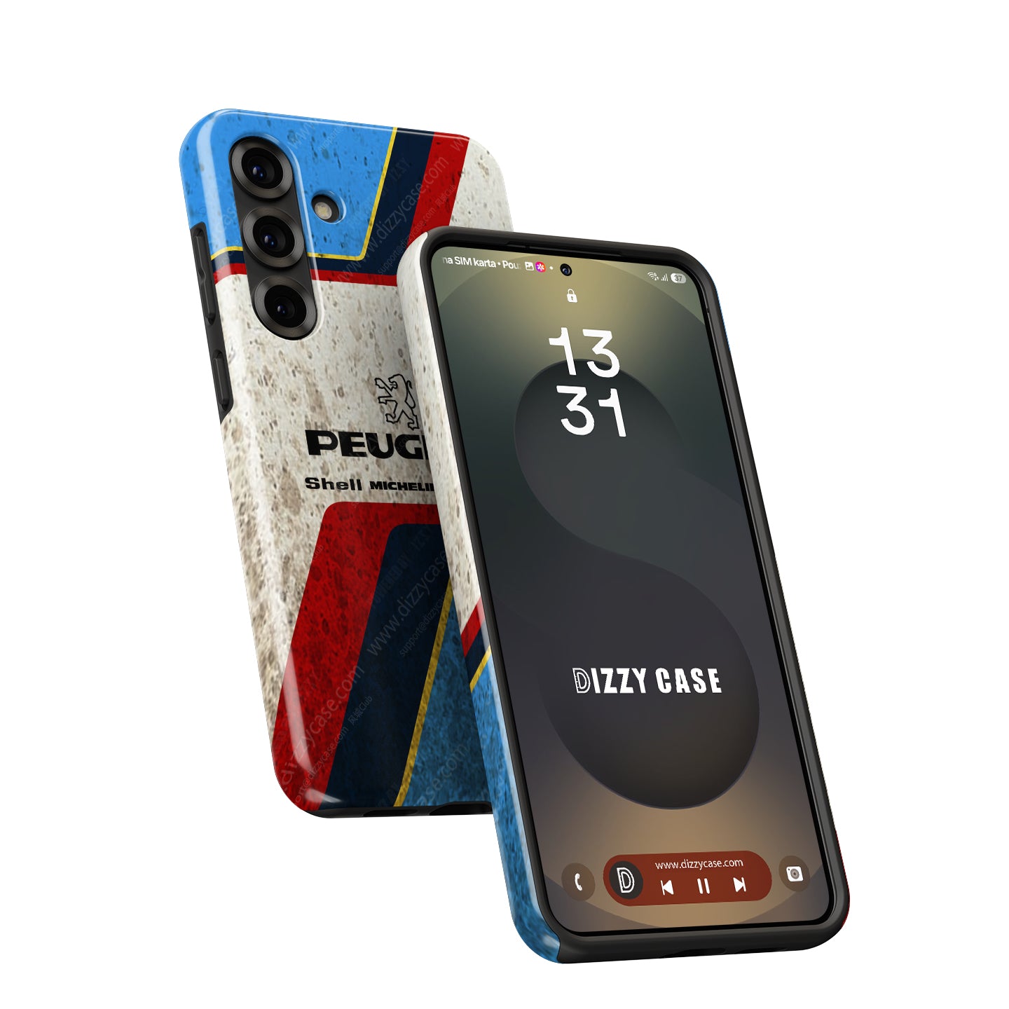 1985 Peugeot 205 T16 Rally Livery Phone Case - Iconic Rally Design | DIZZY CASE