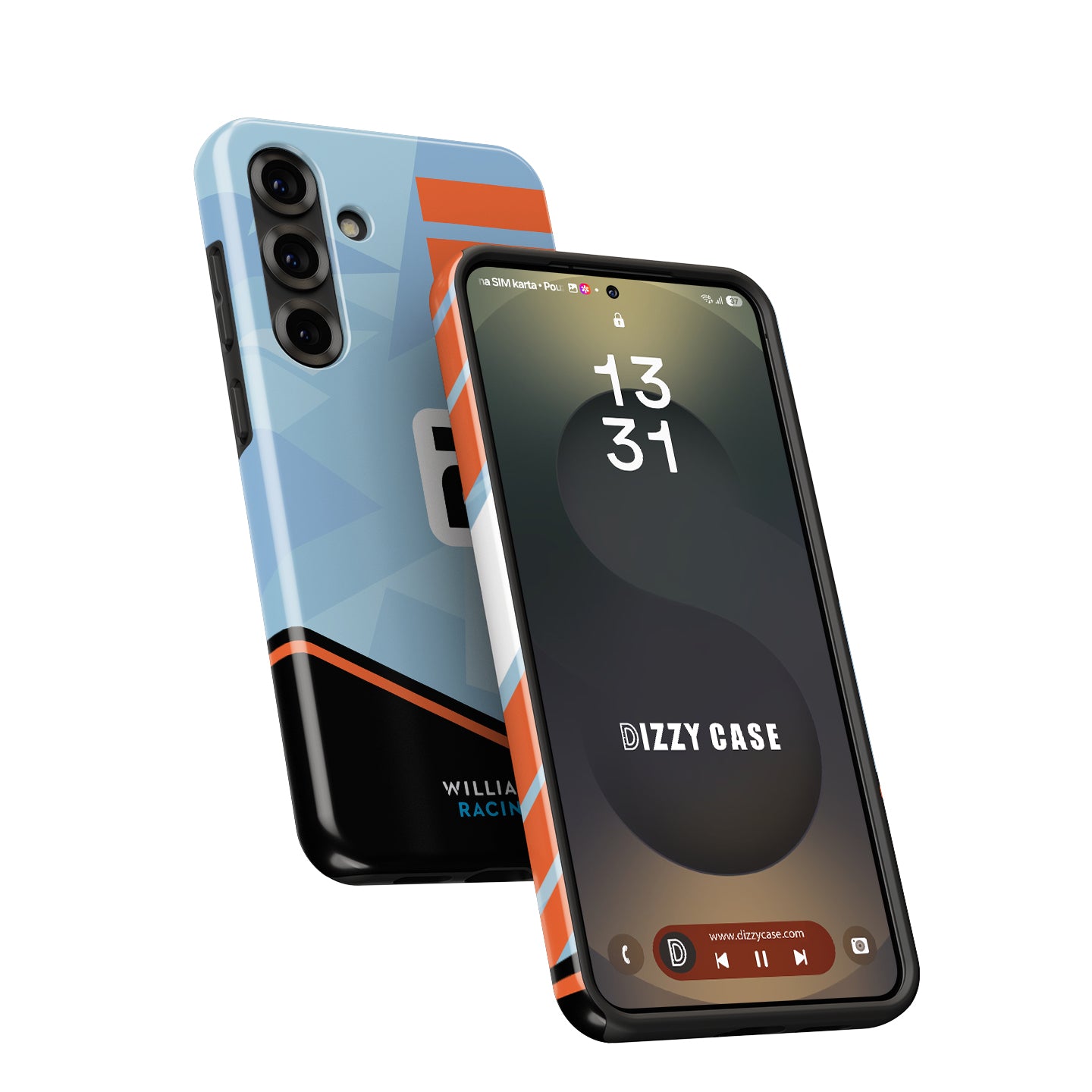 Williams Gulf Livery Alex Albon - Samsung Phone Case | DIZZY CASE