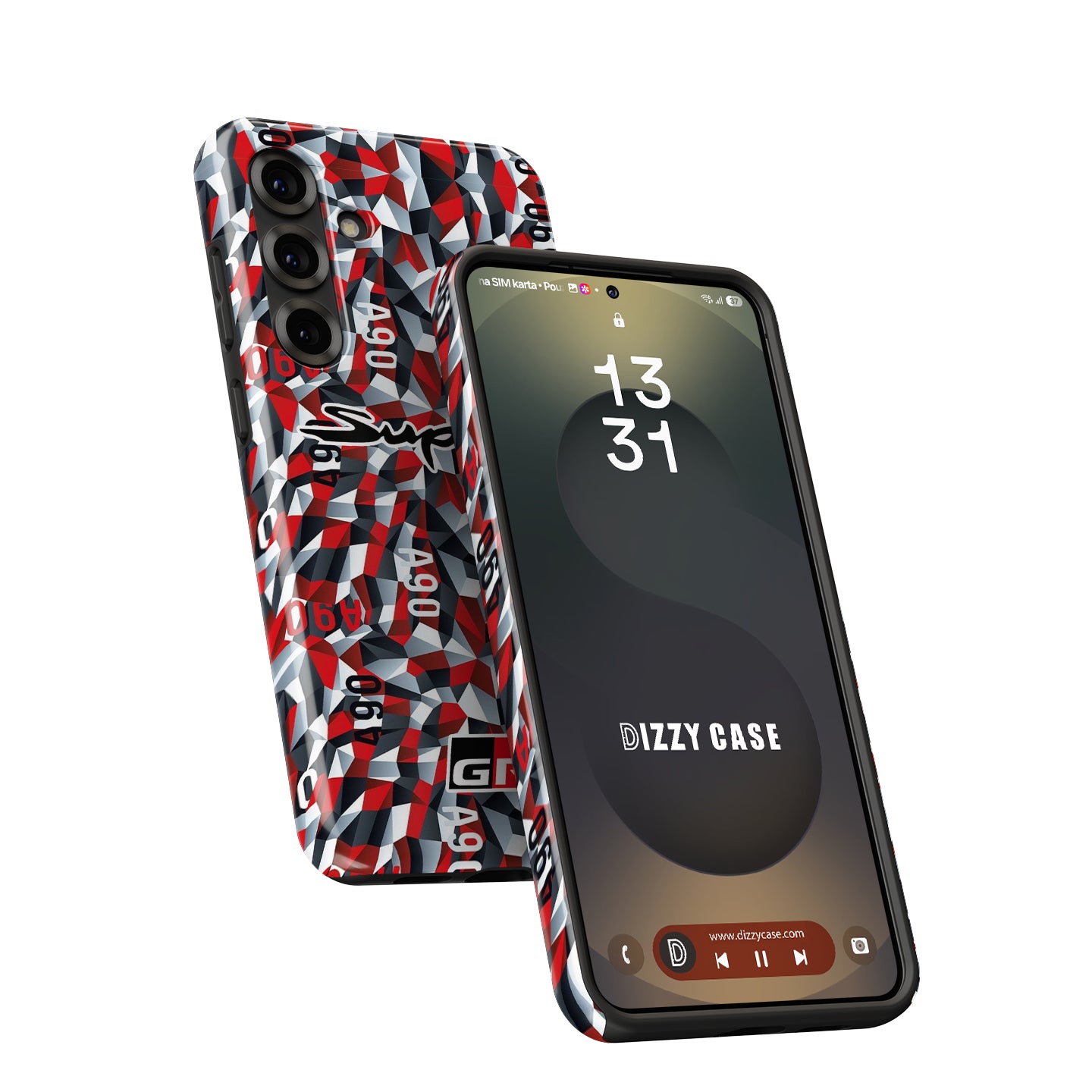 TOYOTA Supra A90 Prototype Livery Phone Case: Bold Racing Style & Protection