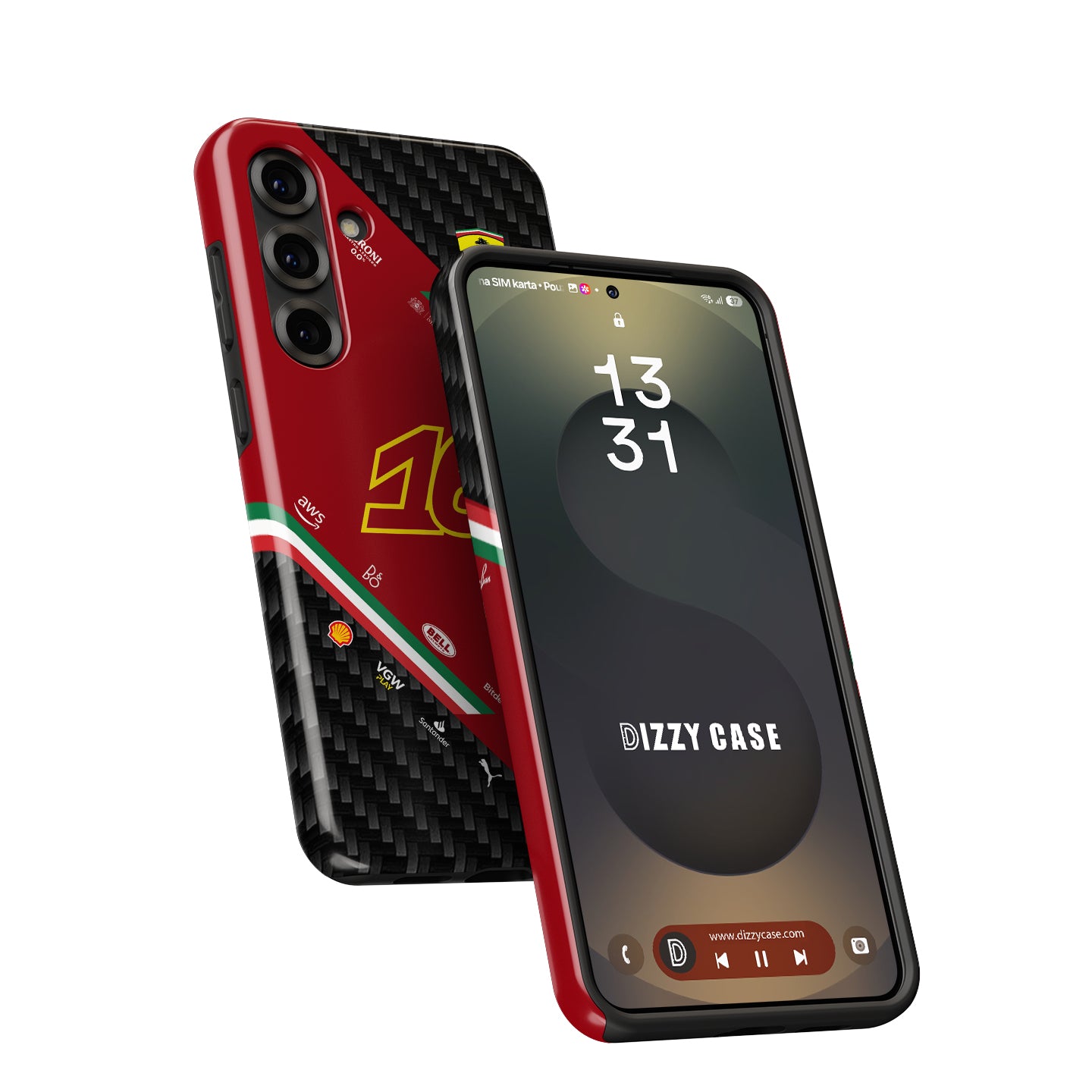 F1 Charles Leclerc Phone Case – CL16 Edition for Samsung | DIZZY CASE