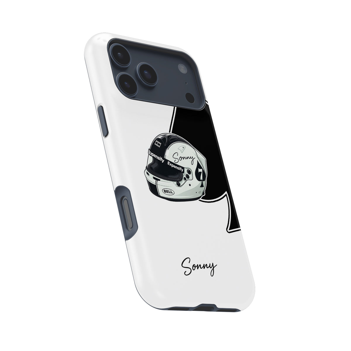 Sonny Hayes “F1: The Movie” Helmet Edition Phone Case – Tribute Design for iPhone