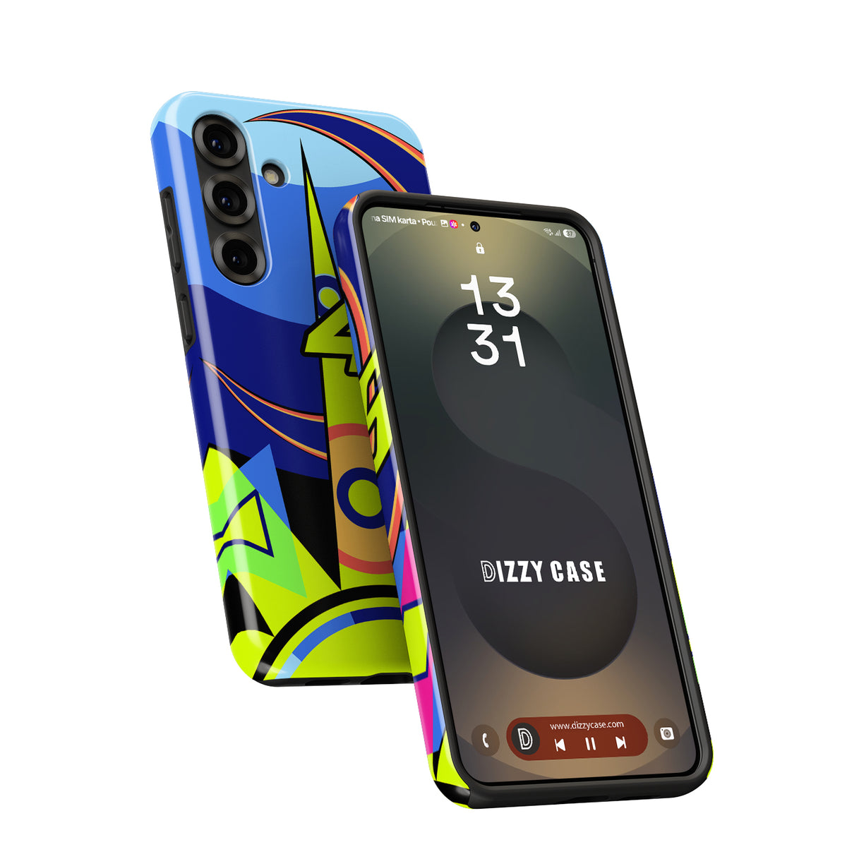 Valentino Rossi Sun And Moon 2016 Helmet Livery Phone Case - Samsung Models