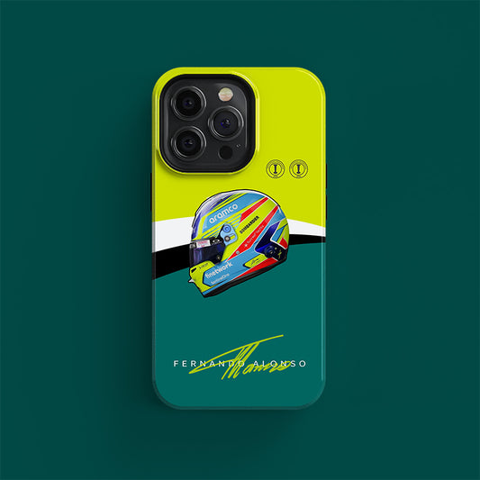 Fernando Alonso 2023 Helmet Design Phone Case  & covers | DIZZY