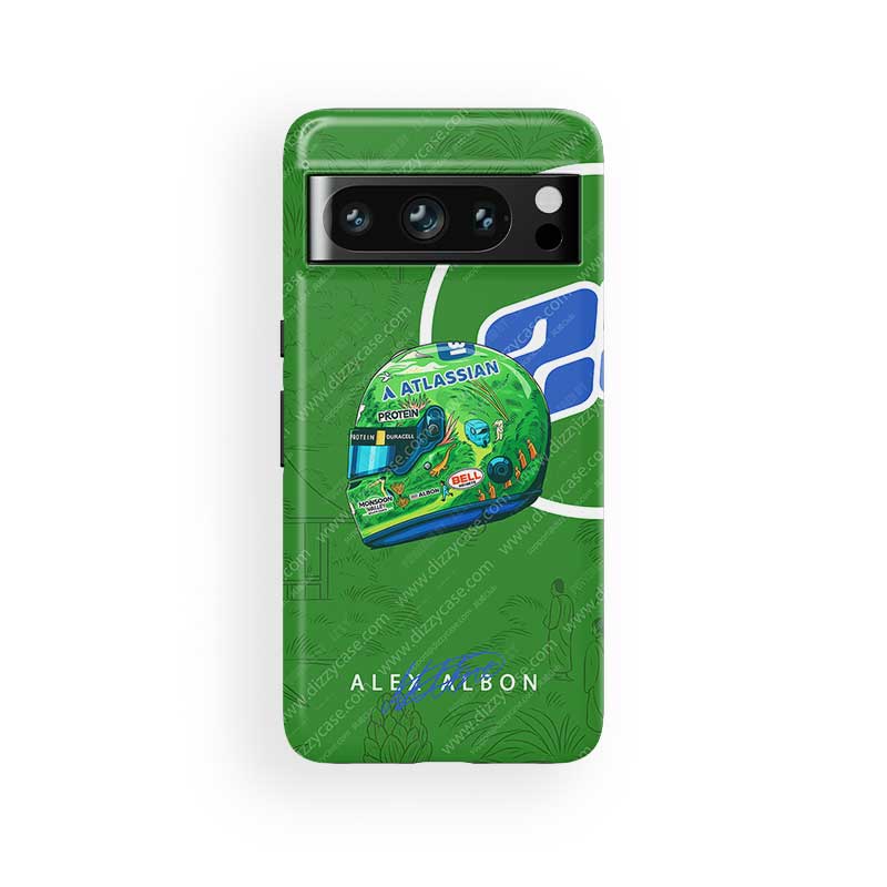 Alex Albon 2025 Singapore GP Helmet Phone Case – Charity Edition for Google & More | DIZZY CASE